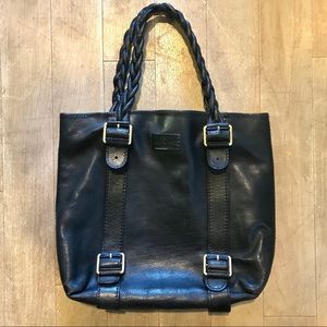 Designer VALENTINO black leather bag